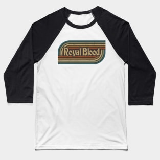 Royal Blood Vintage Stripes Baseball T-Shirt